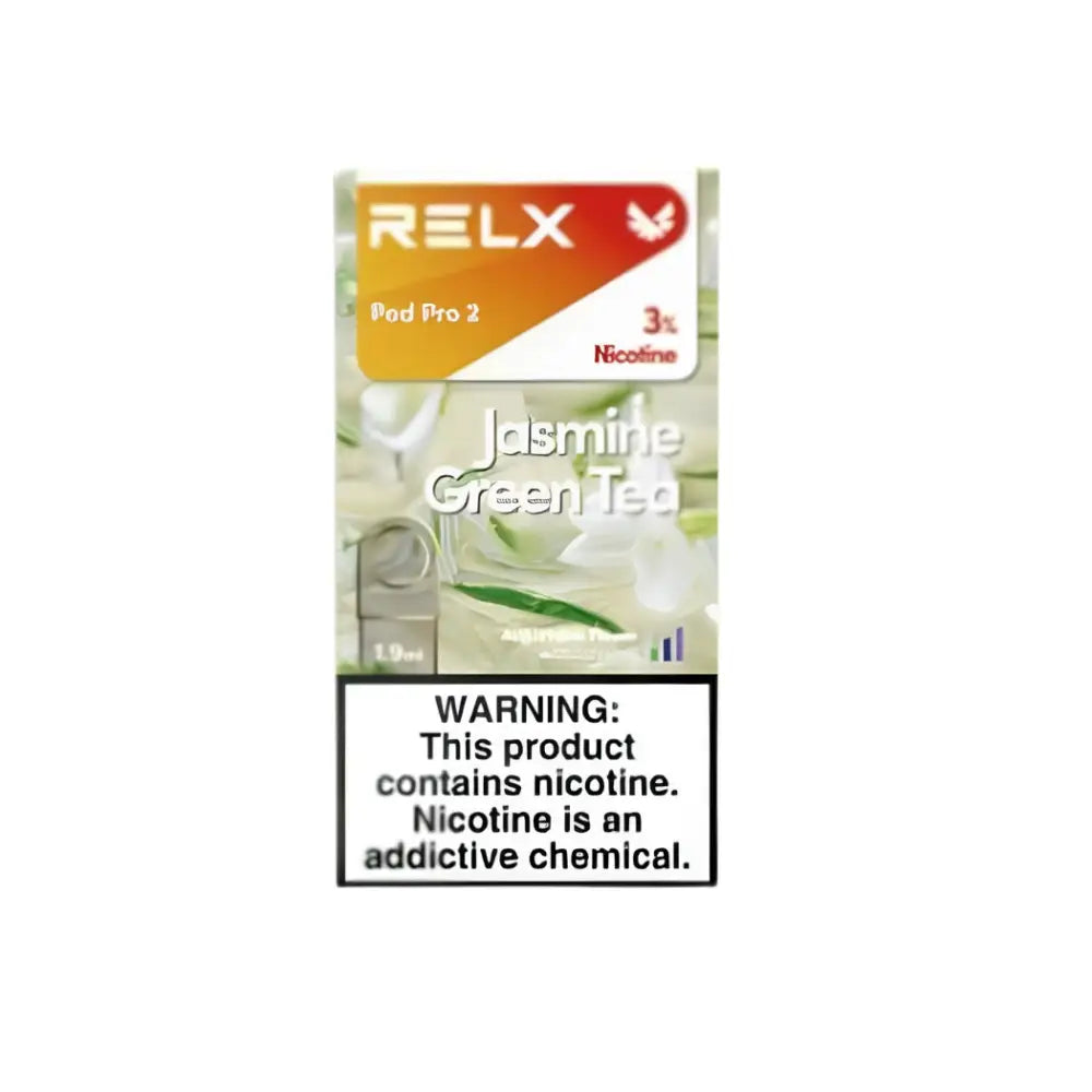 Relx Pod Pro 2 Prefilled Replacement Pod - Jasmine Green Tea 3% - Vape Devices - Vapes Uae