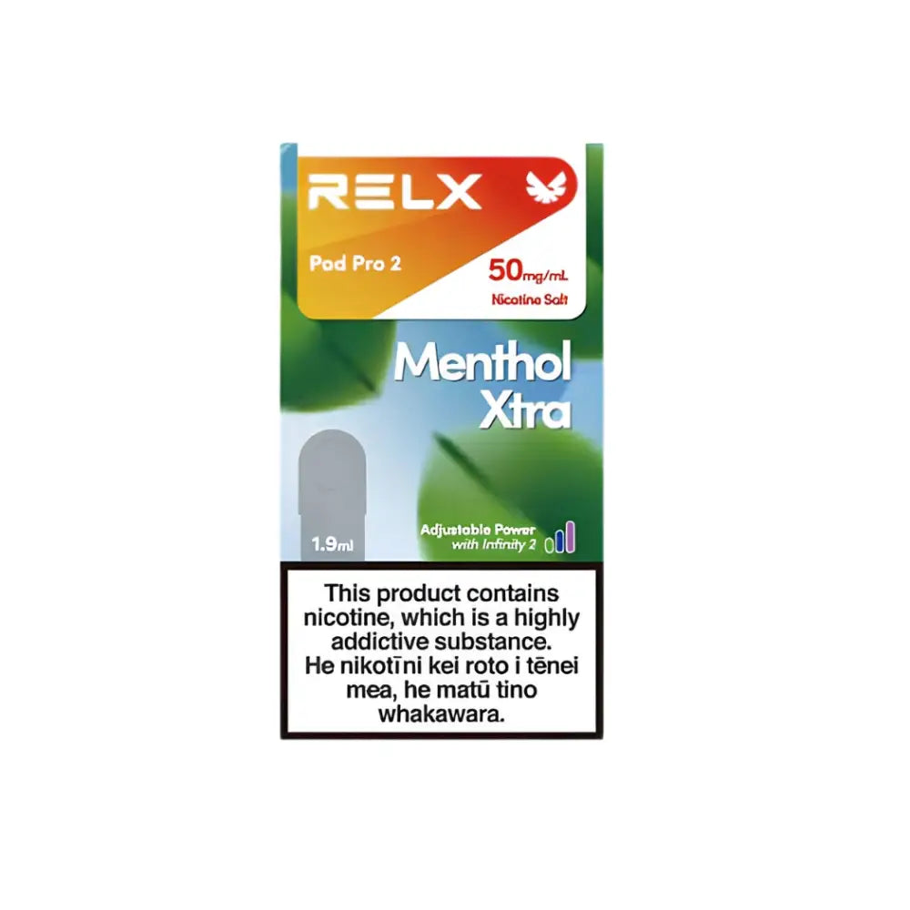 Relx Pod Pro 2 Prefilled Replacement Pod - Menthol Xtra 5% - Vape Devices - Vapes Uae