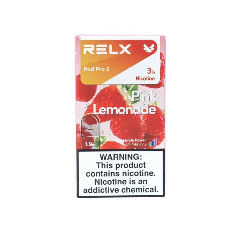 Relx Pod Pro 2 Prefilled Replacement Pod - Pink Lemonade 3% - Vape Devices - Vapes Uae