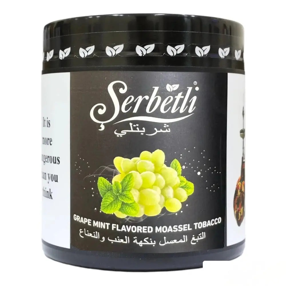Serbetli Hookah Tobacco 250g - Grape Mint / 1 Kg - Shisha Flavors - Vapes Uae