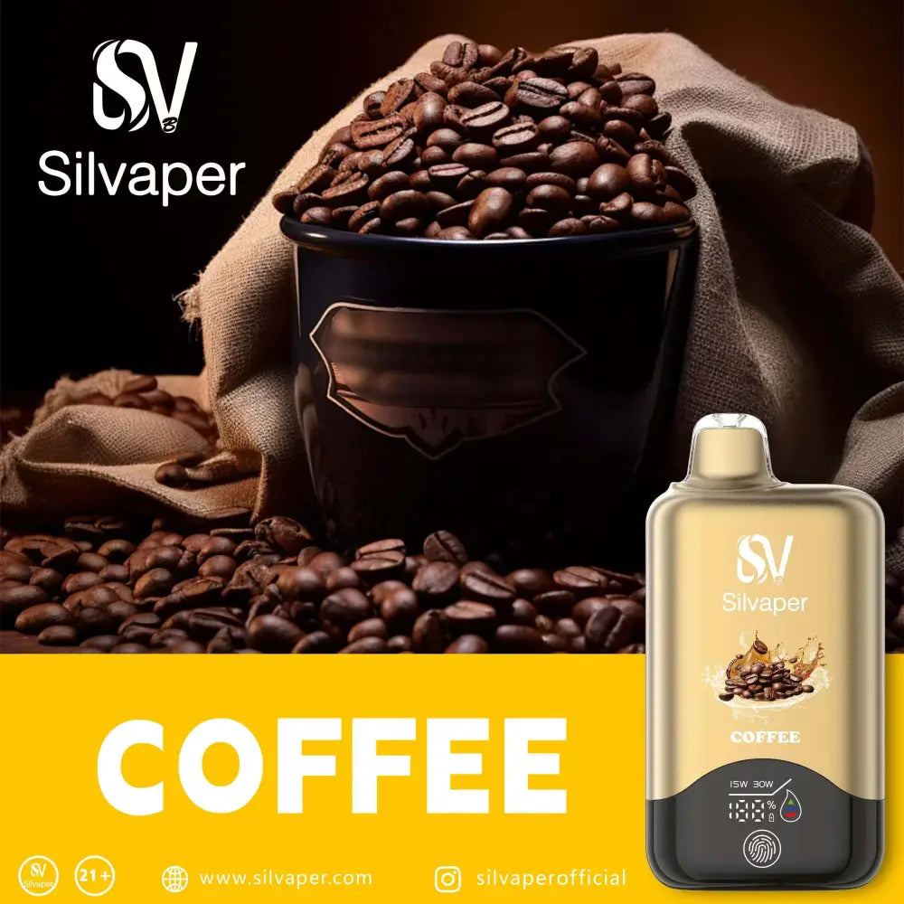 Silvaper 15000 Puffs Disposable Vape - Coffee - Disposable Vape - Vapes Uae