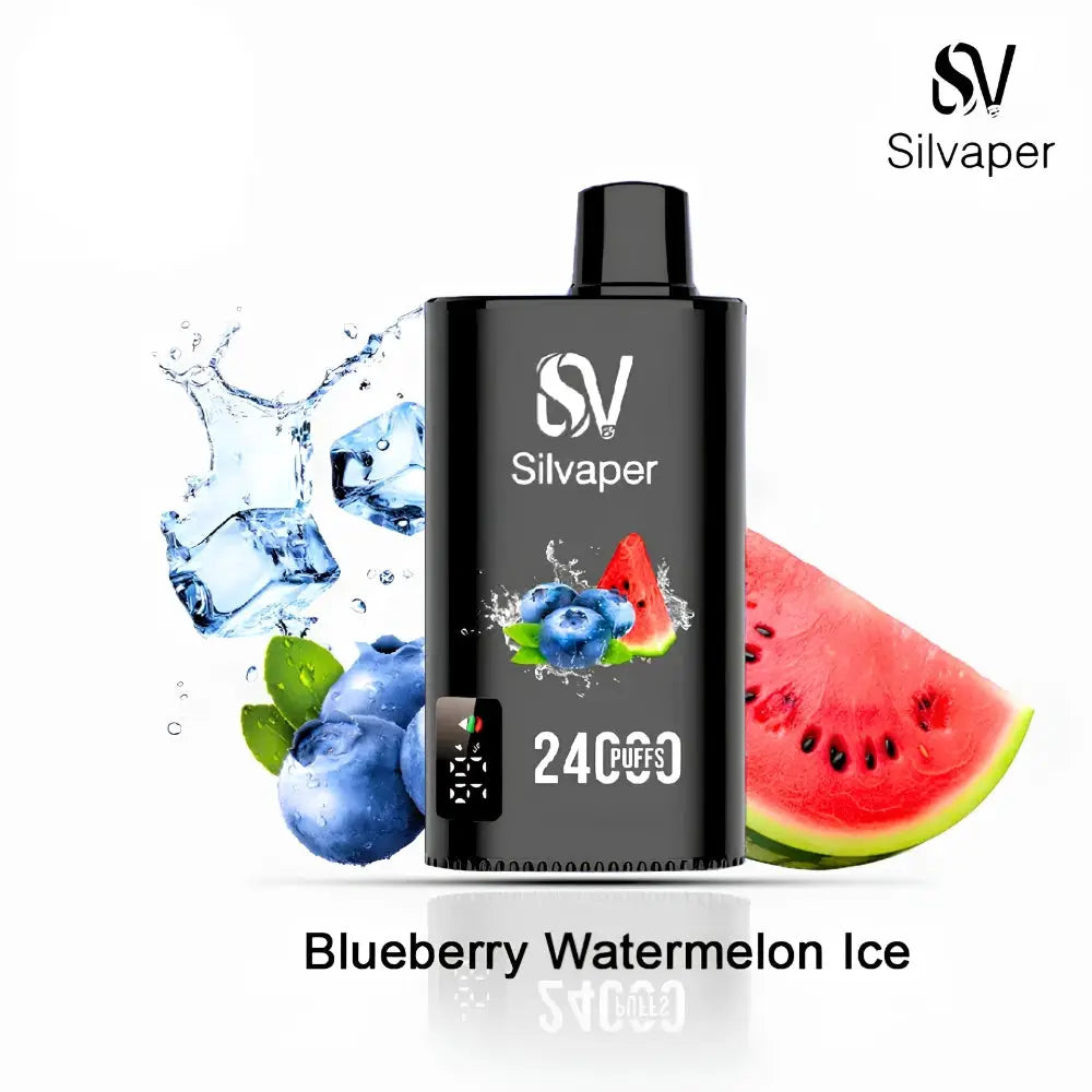 Silvaper 24000 Puffs Disposable Vape - Blueberry Watermelon Ice - Disposable Vape - Vapes Uae