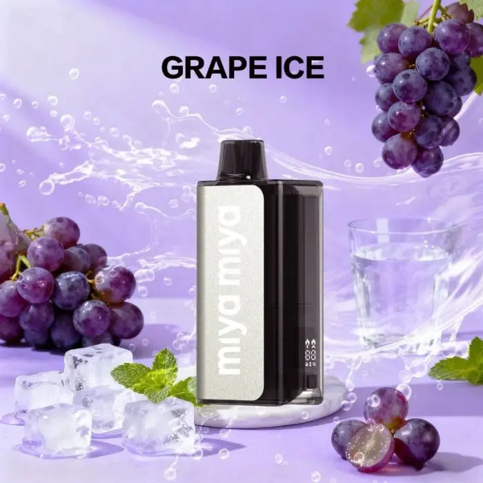 Silvaper Miya Miya 75000 Puffs Disposable Vape - Grape Ice - Disposable Vape - Vapes Uae