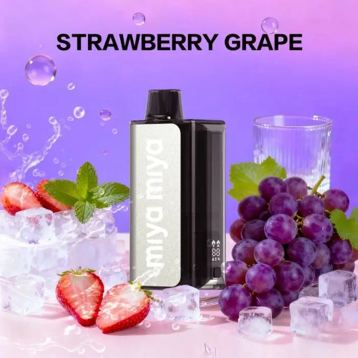 Silvaper Miya Miya 75000 Puffs Disposable Vape - Strawberry Grape - Disposable Vape - Vapes Uae
