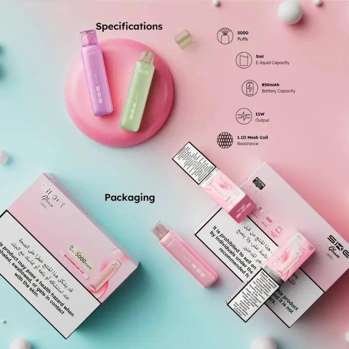 Ske Gloam 5000 Puffs Disposable Vape - Disposable Vape - Vapes Uae