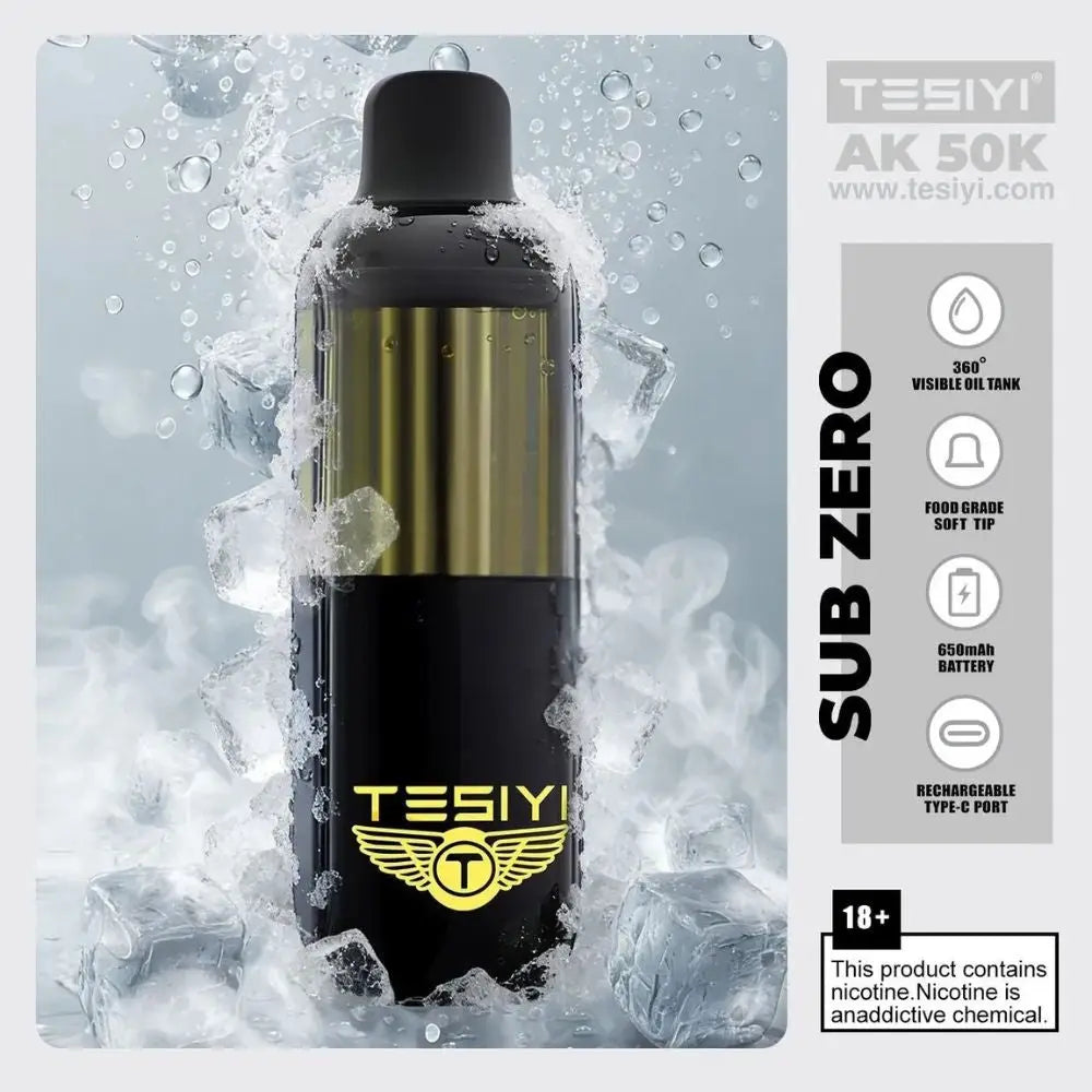 Tesiyi Ak 50000 Puffs Disposable Vape - Sub Zero - Disposable Vape - Vapes Uae