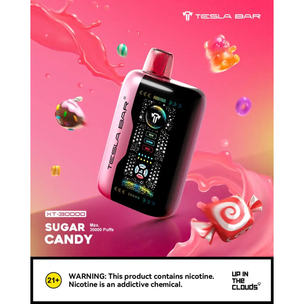 Tesla Bar Xt 30000 Puffs Disposable Vape - Sugar Daddy - Disposable Vape - Vapes Uae