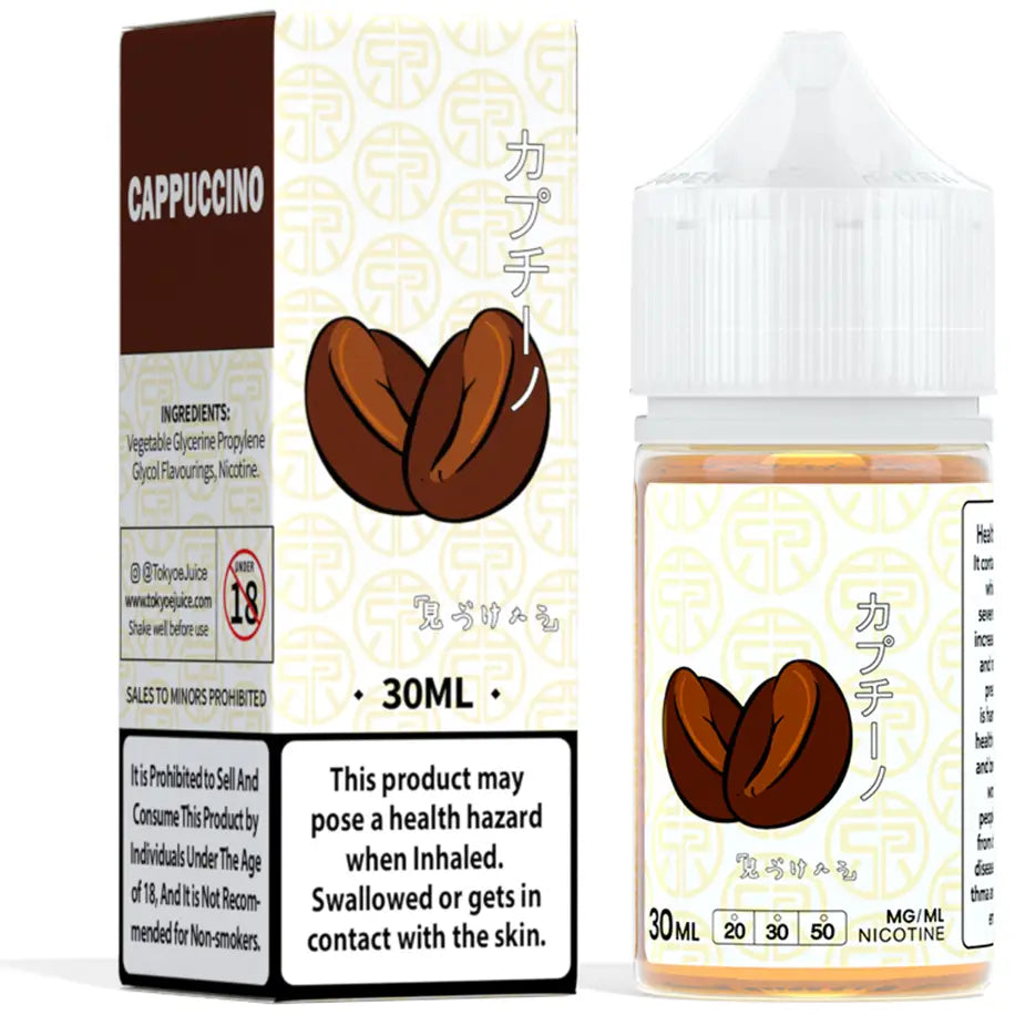 Tokyo Classic Series 30ml Eliquid - Iced Cappuccino / 50mg (5% ) - E-liquid - Vapes Uae