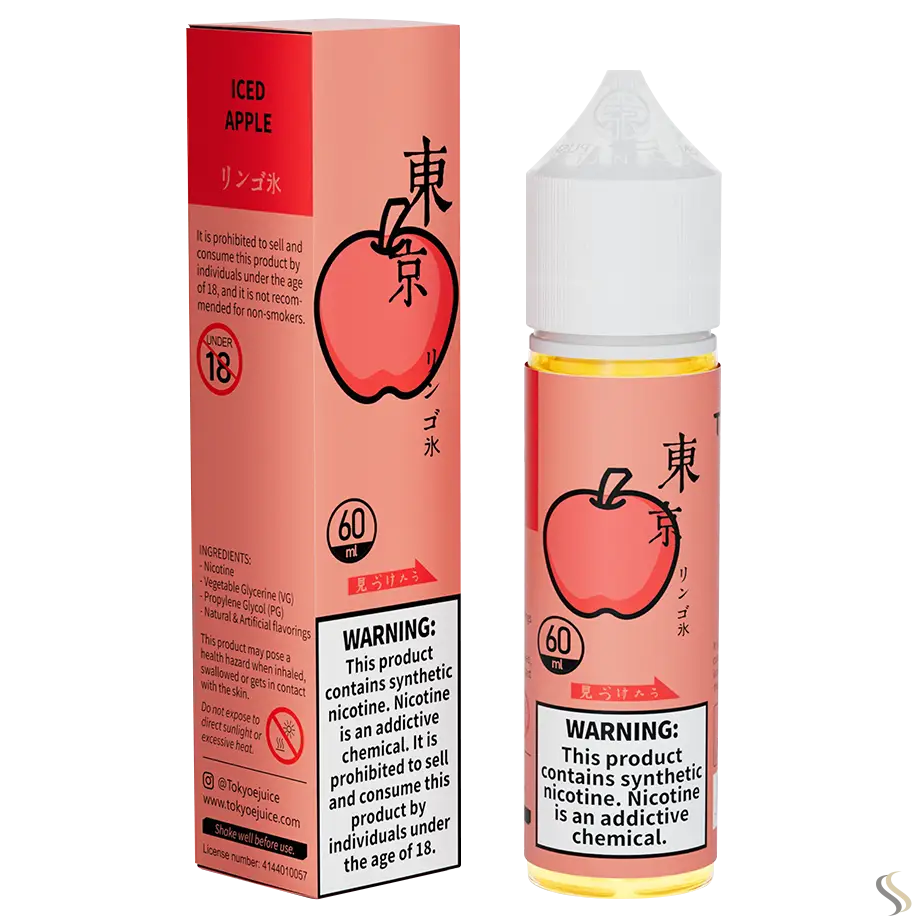 Tokyo Classic Series 60ml Vape Juice - Iced Apple / 50mg (5% ) - E-liquid - Vapes Uae