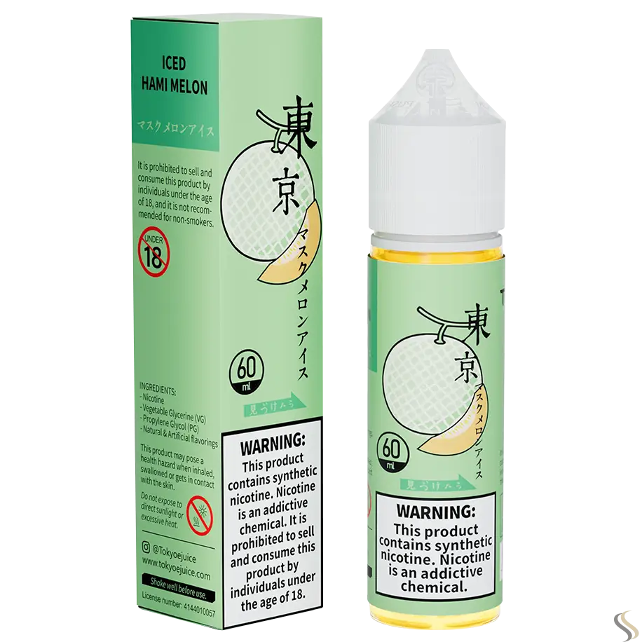 Tokyo Classic Series 60ml Vape Juice - Iced Hami Melon / 50mg (5% ) - E-liquid - Vapes Uae