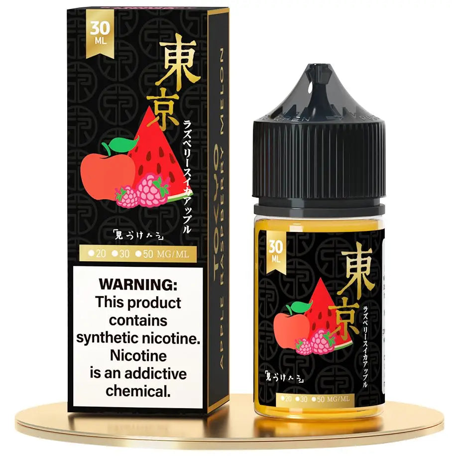 Tokyo Golden Series 30ml Vape Juice - Apple Raspberry Melon / 50mg (5% ) - E-liquid - Vapes Uae