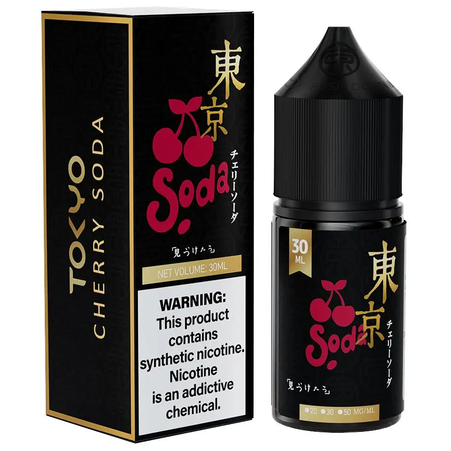 Tokyo Golden Series 30ml Vape Juice - Cherry Soda / 50mg (5% ) - E-liquid - Vapes Uae
