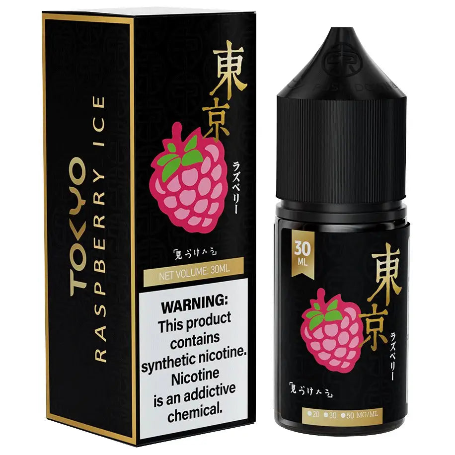 Tokyo Golden Series 30ml Vape Juice - Raspberry Ice / 50mg (5% ) - E-liquid - Vapes Uae
