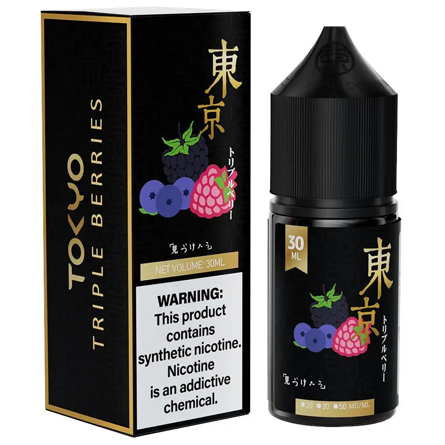 Tokyo Golden Series 30ml Vape Juice - Triple Berries / 50mg (5% ) - E-liquid - Vapes Uae