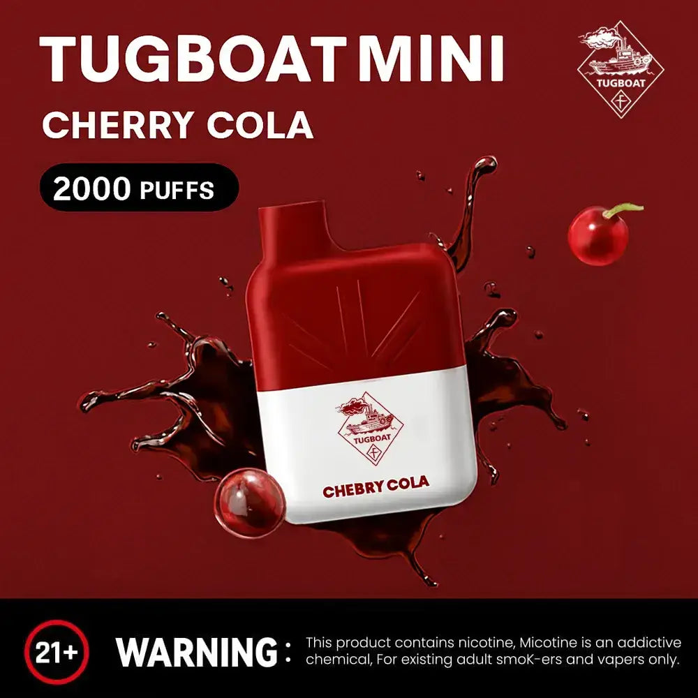Tugboat Mini 2000 Puffs Disposable Vape - Cola Ice - Disposable Vape - Vapes Uae