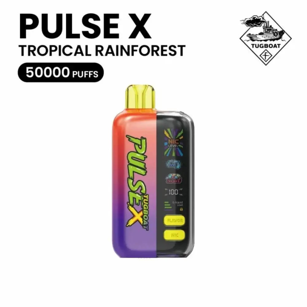 Tugboat Pulse x 50000 Puffs Disposable Vape - Tropical Rainforest - Disposable Vape - Vapes Uae