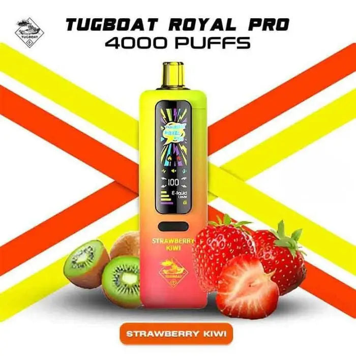 Tugboat Royal Pro 40000 Puffs Disposable Vape - Strawberry Kiwi - Disposable Vape - Vapes Uae