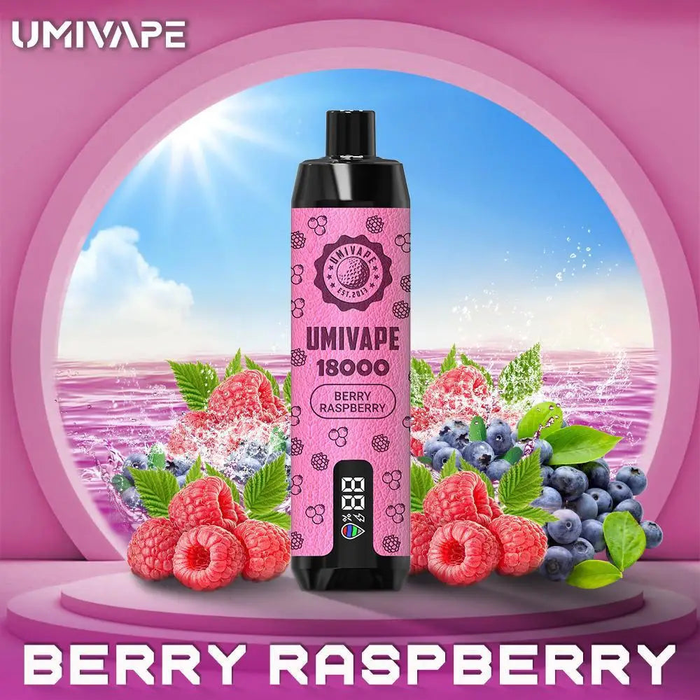 Umivape u Bar 18000 Puffs Disposable Vape - Berry Raspberry - Disposable Vape - Vapes Uae