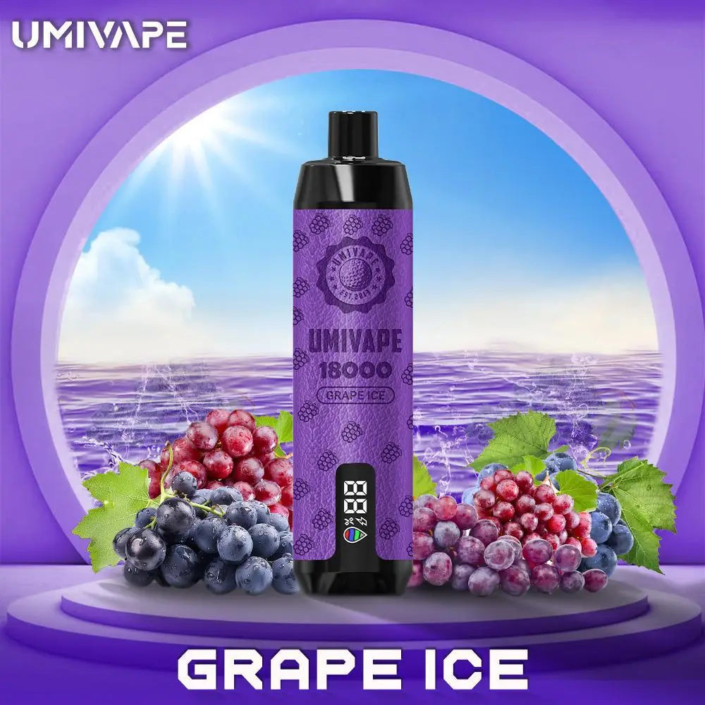Umivape u Bar 18000 Puffs Disposable Vape - Grape Ice - Disposable Vape - Vapes Uae
