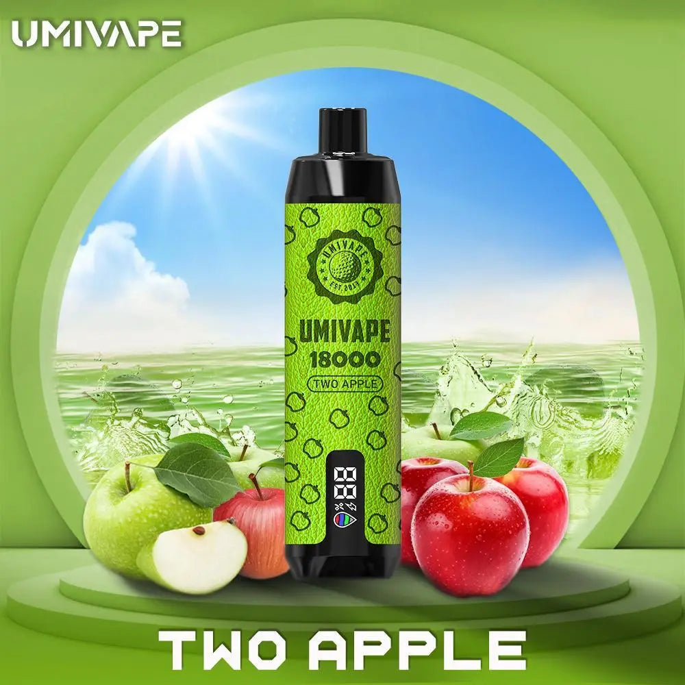 Umivape u Bar 18000 Puffs Disposable Vape - Two Apple - Disposable Vape - Vapes Uae