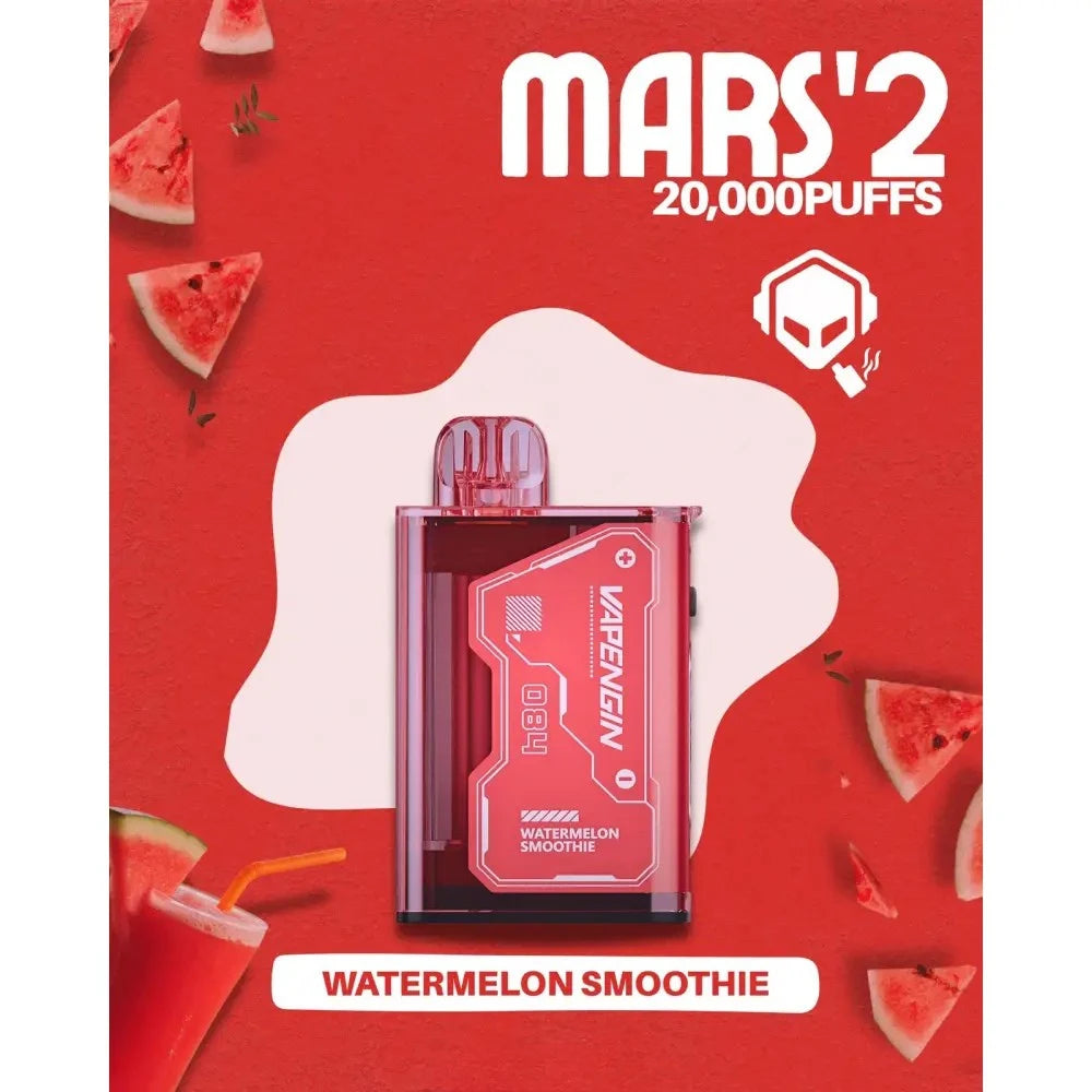 Vapengin Mars 2 20000 Puffs Disposable Vape - Watermelon Smoothie - Disposable Vape - Vapes Uae