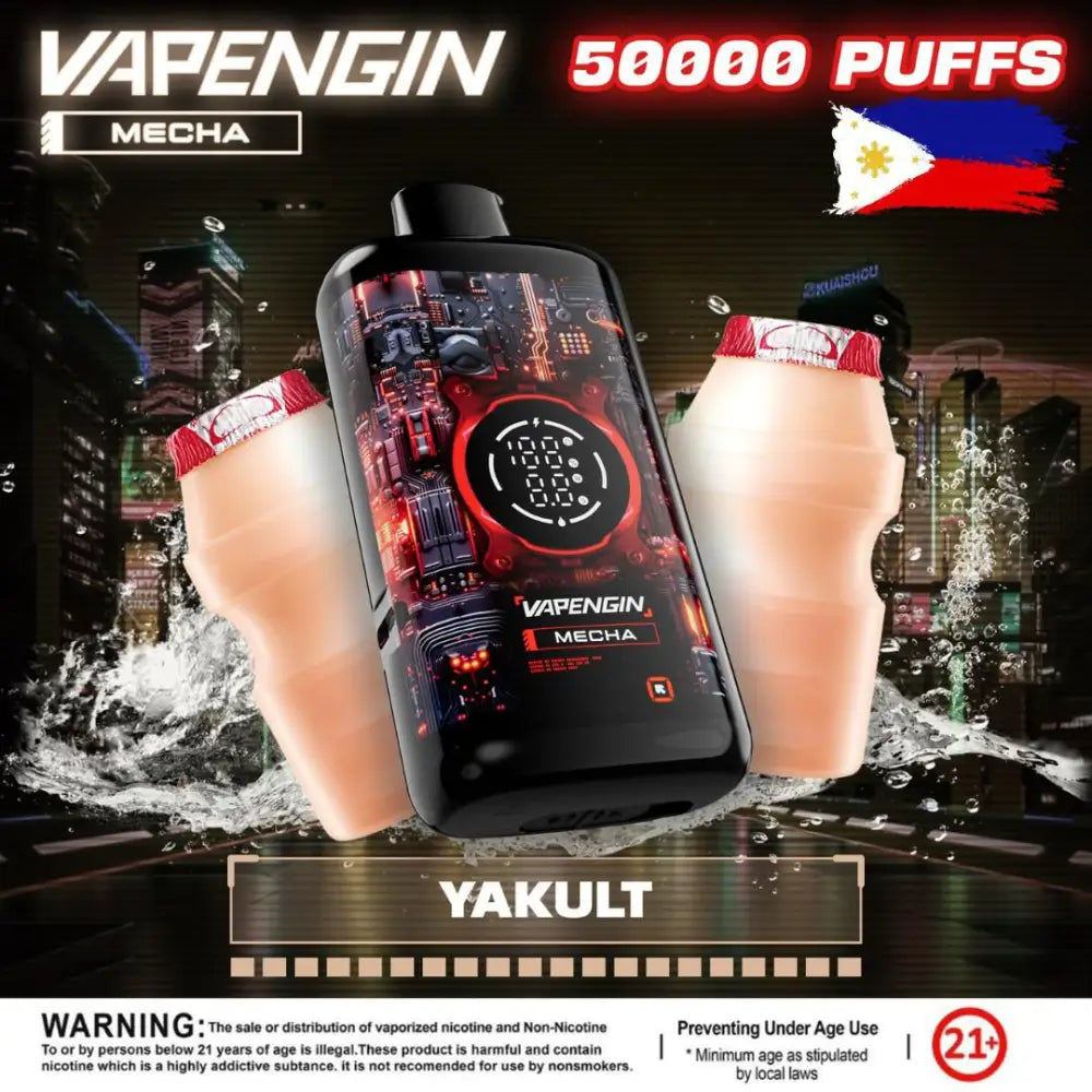 Vapengin Mecha 50000 Puffs Disposable Vape Yakult Disposable Vape Vapes Uae