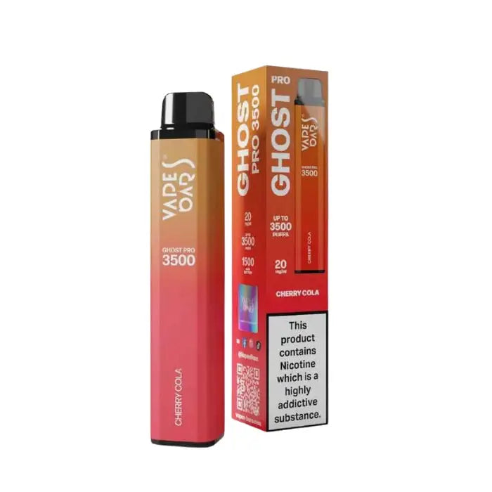 Vape Bar Ghost Pro 3500 Puffs Disposable Vape - Cherry Cola - Disposable Vape - Vapes Uae