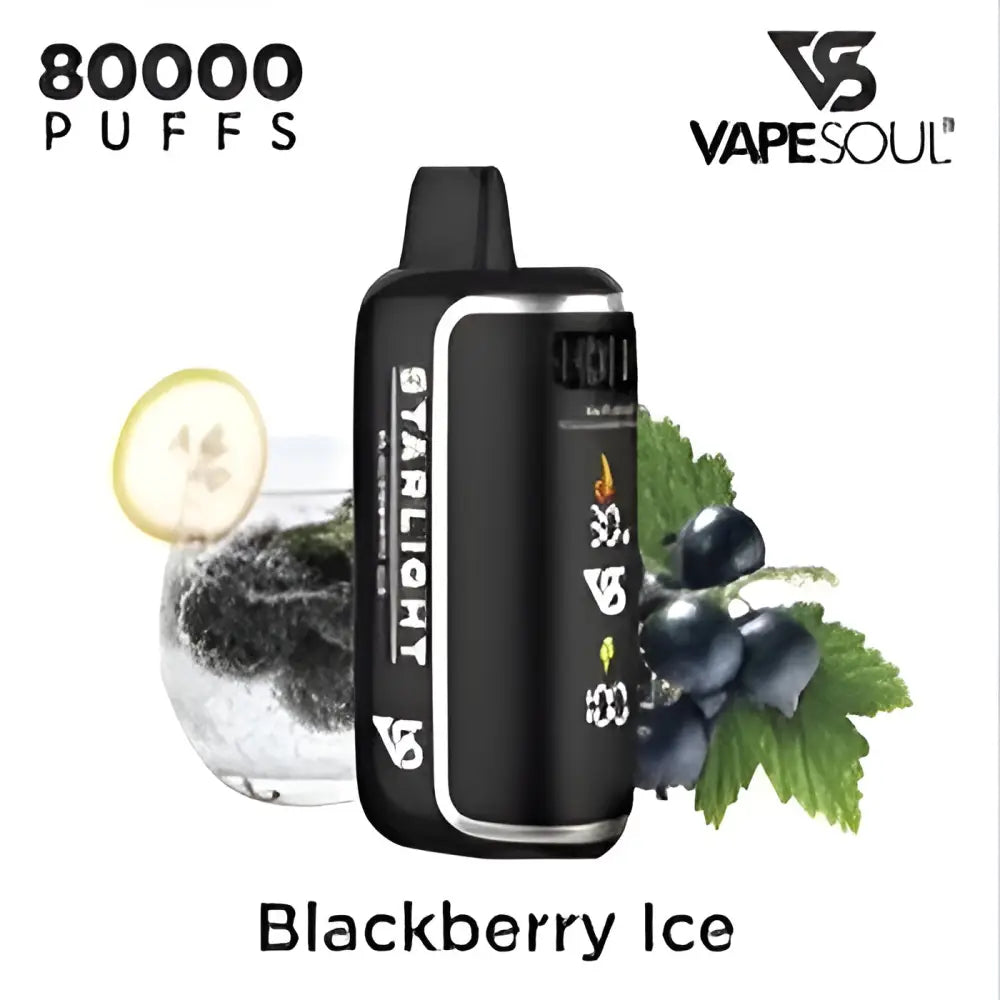 Vapesoul Starlight 80000 Puffs Disposable Vape - Blackberry Ice - Disposable Vape - Vapes Uae