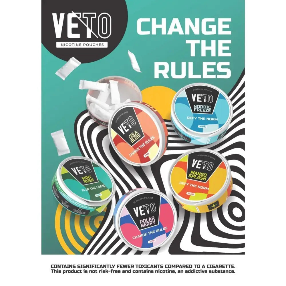 Veto Nicotine Pouches - Nicotine Pouches - Vapes Uae