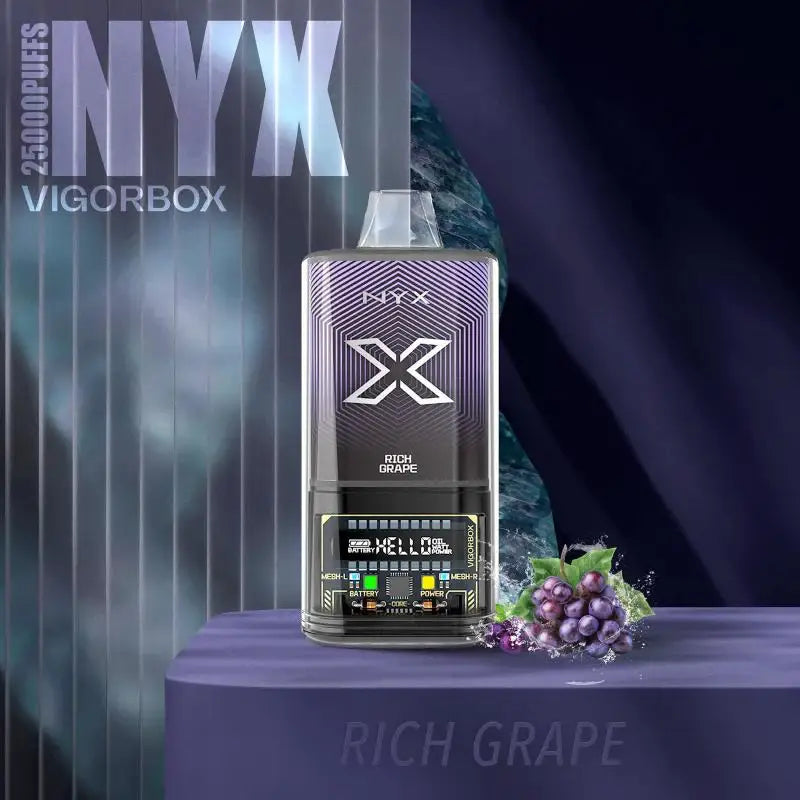 Vigorbox Nyx 25000 Puffs Disposable Vape Rich Grape Disposable Vape Vapes Uae