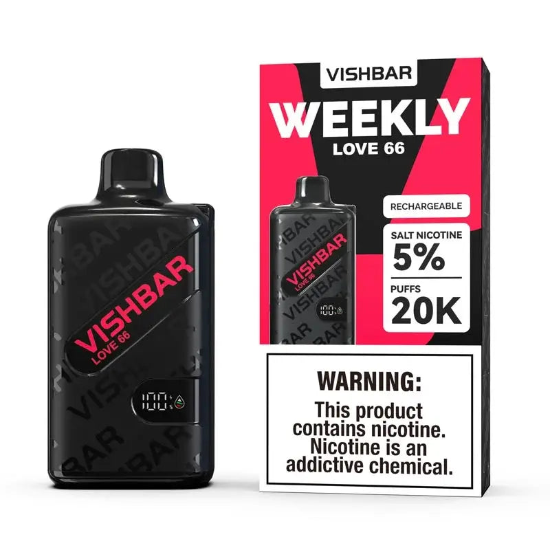 Vishbar Weekly 20000 Puffs Disposable Vape - Love 66 - Disposable Vape - Vapes Uae