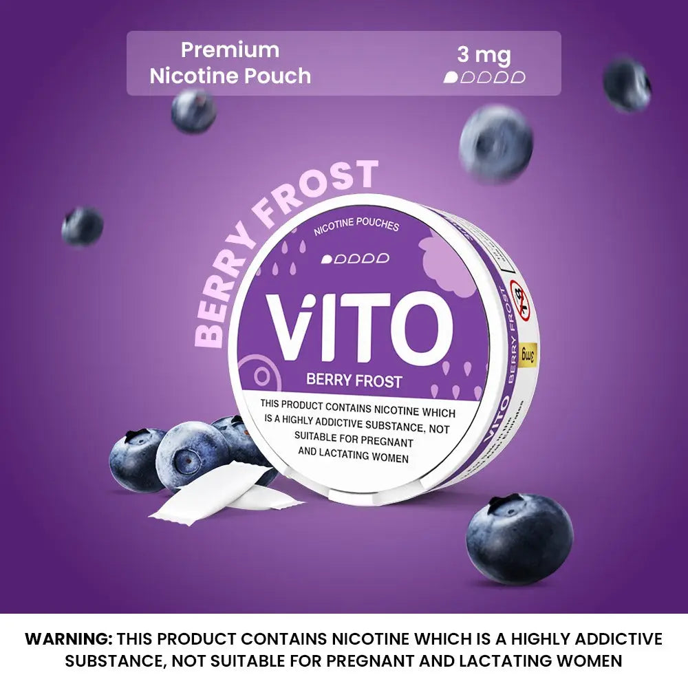 Vito Nicotine Pouches - Barry Frost - 3mg - Nicotine Pouches - Vapes Uae