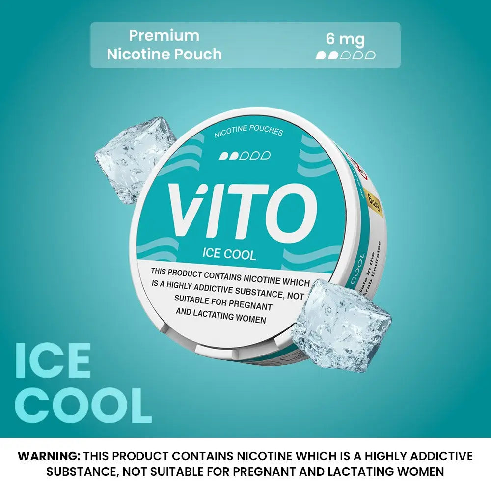 Vito Nicotine Pouches - Ice Cool - 6mg - Nicotine Pouches - Vapes Uae