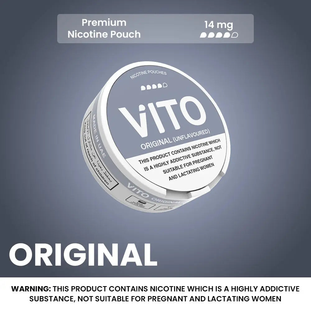 Vito Nicotine Pouches - Original - 14mg - Nicotine Pouches - Vapes Uae