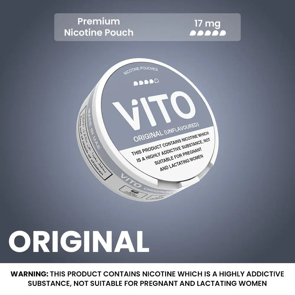 Vito Nicotine Pouches - Original - 17mg - Nicotine Pouches - Vapes Uae