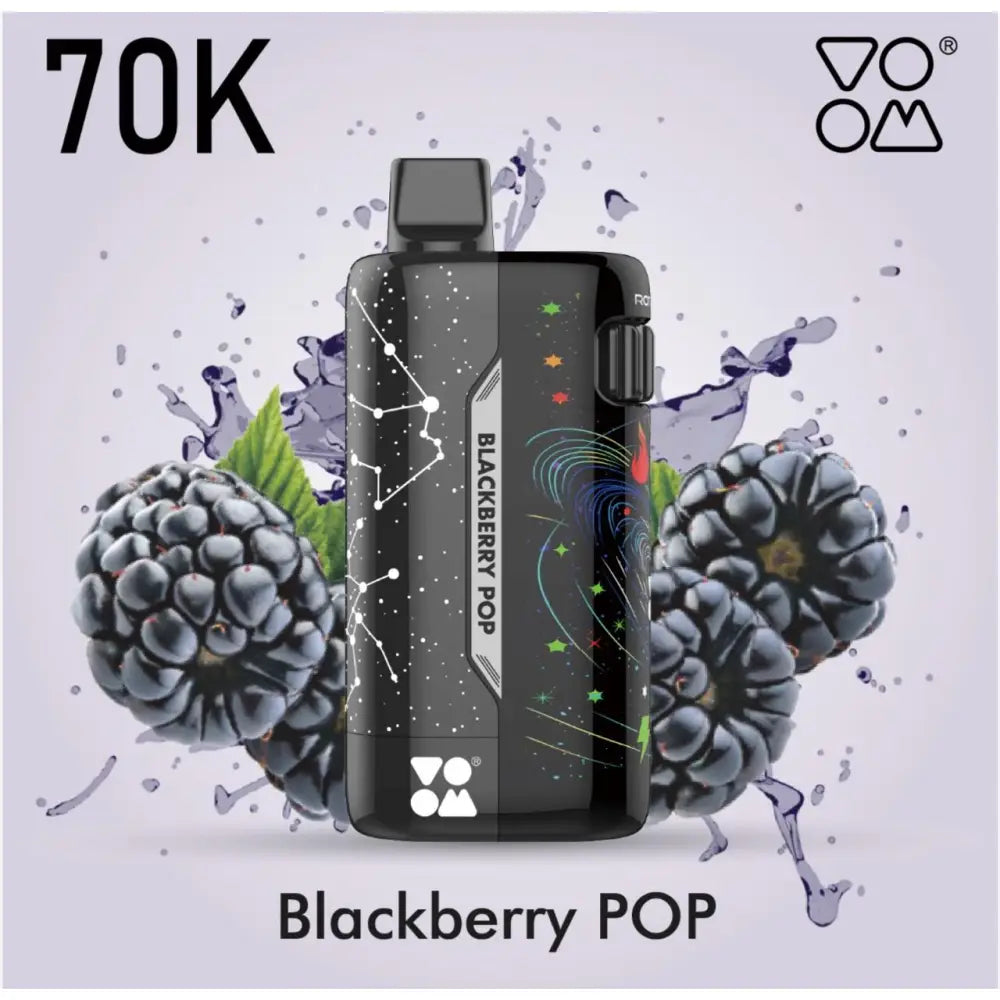 Voom Burst 70000 Puffs Disposable Vape - Blackberry Pop - Disposable Vape - Vapes Uae