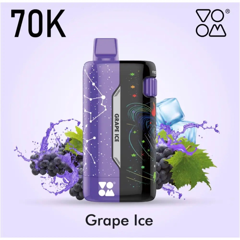 Voom Burst 70000 Puffs Disposable Vape - Grape Ice - Disposable Vape - Vapes Uae