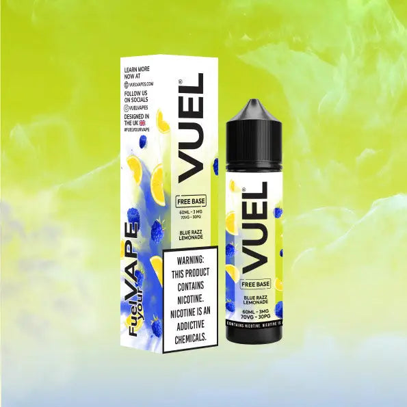 Vuel Nerd Salts Vape Juice 60ml - Blue Razz Lemonade - E-liquid - Vapes Uae