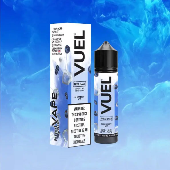 Vuel Nerd Salts Vape Juice 60ml - Blueberry Ice - E-liquid - Vapes Uae
