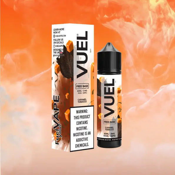Vuel Nerd Salts Vape Juice 60ml - Caramel Tobacco - E-liquid - Vapes Uae