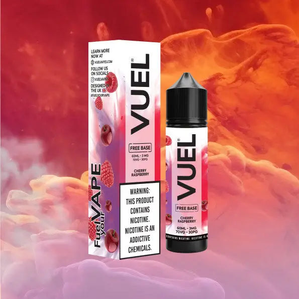 Vuel Nerd Salts Vape Juice 60ml - Cherry Raspberry - E-liquid - Vapes Uae