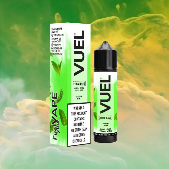 Vuel Nerd Salts Vape Juice 60ml - Fresh Mint - E-liquid - Vapes Uae