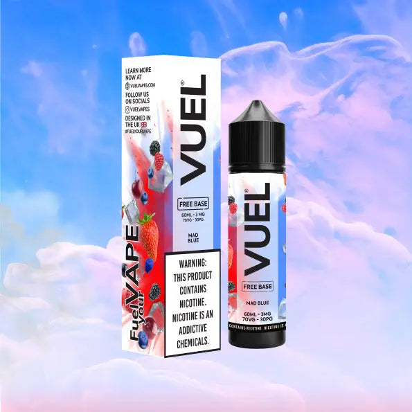 Vuel Nerd Salts Vape Juice 60ml - Mad Blue - E-liquid - Vapes Uae