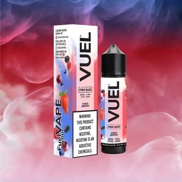 Vuel Nerd Salts Vape Juice 60ml - Mixed Berries - E-liquid - Vapes Uae