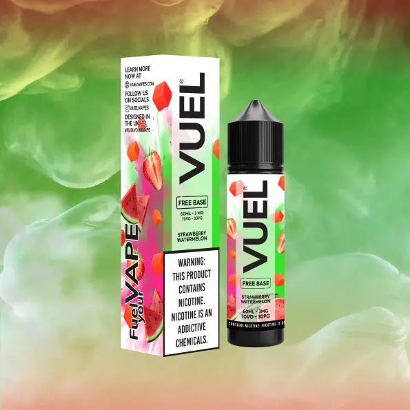 Vuel Nerd Salts Vape Juice 60ml - Strawberry Watermelon - E-liquid - Vapes Uae