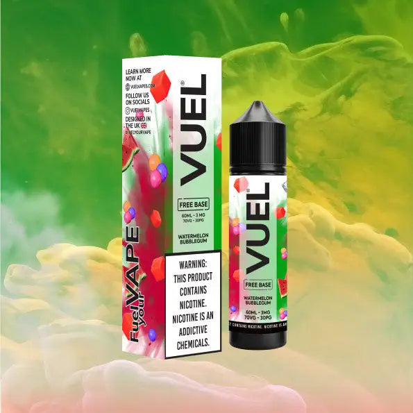 Vuel Nerd Salts Vape Juice 60ml - Watermelon Bubble Gum - E-liquid - Vapes Uae