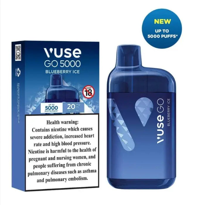 Vuse 5000 Puffs Disposable Vape - Blue Berry Ice - Disposable Vape - Vapes Uae