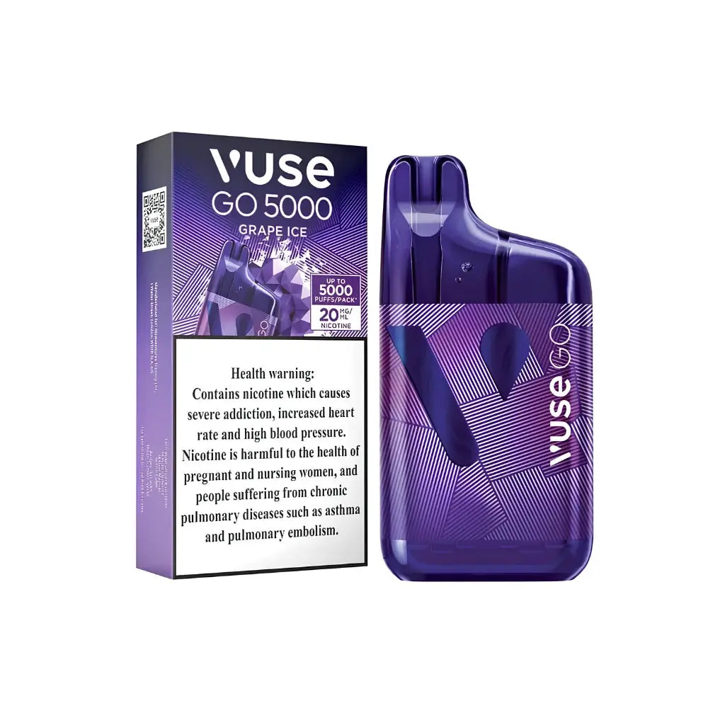 Vuse 5000 Puffs Disposable Vape - Grape Ice - Disposable Vape - Vapes Uae