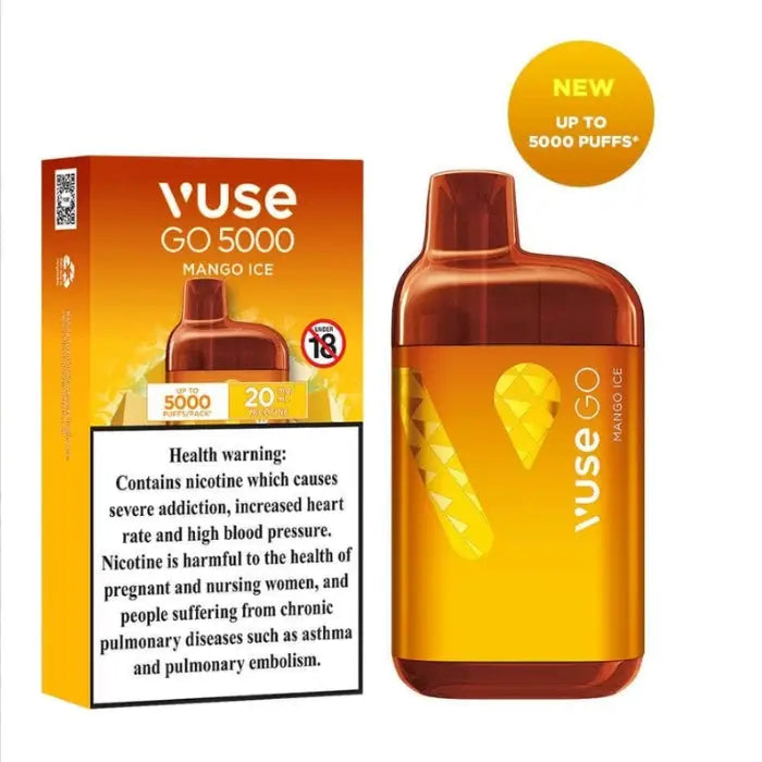 Vuse 5000 Puffs Disposable Vape - Mango Ice - Disposable Vape - Vapes Uae