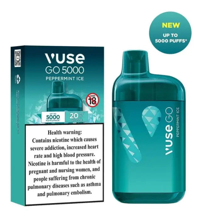Vuse 5000 Puffs Disposable Vape - Peppermint Ice - Disposable Vape - Vapes Uae